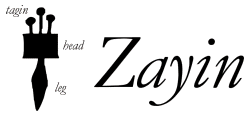 The Letter Zayin