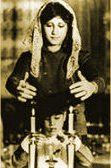 Lighting the Sabbath Candles