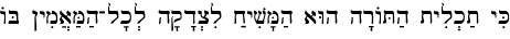 Rom 10:4 (HNT)