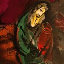Marc Chagall - Jeremiah detail